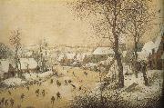 Pieter Bruegel Snow oil painting artist